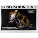 NUMBER 10 RILLINGTON PLACE, film poster, starring Richard Attenborough and John Hurt, Quad approx