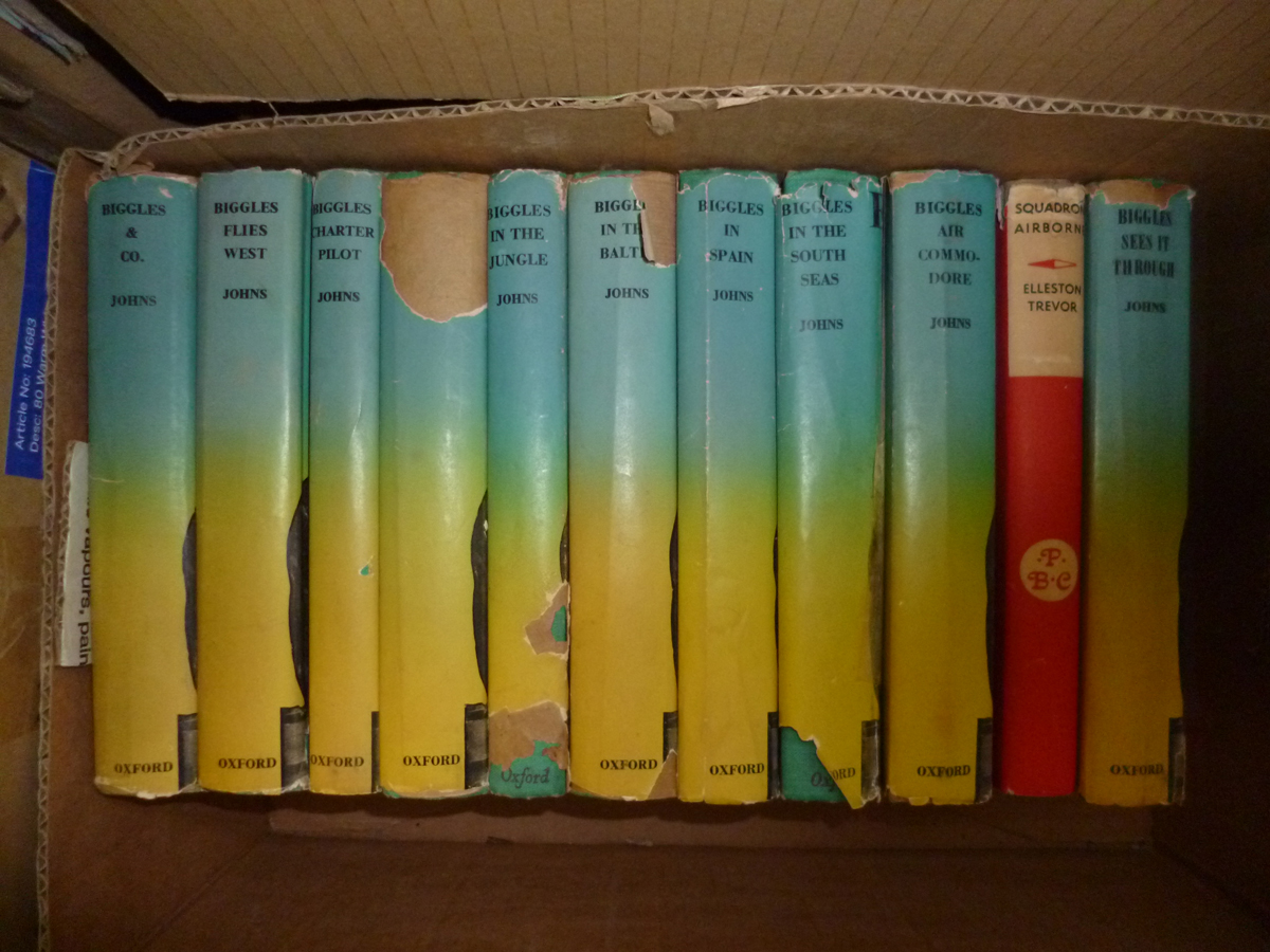 One Box: W E JOHNS "BIGGLES"Books