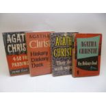 AGATHA CHRISTIE, 4 ttls: MRS MCGINTY'S DEAD, 1952, 1st edn, orig cl, d/w; THEY DO IT WITH MIRRORS,