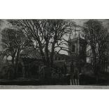 LORNA CASSIDY, SIGNED, IN PENCIL TO MARGIN, LIMITED EDITION (3/40), BLACK AND WHITE ETCHING