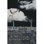 JANE HARPER, INITIALLED LIMITED EDITION (2/50), GICLEE PRINT, "Seagull", 23 1/2" x 15"