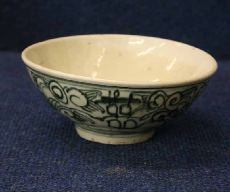 A 19th Century Chinese Provincial Bowl of tapering circular form, the outer body decorated in - Image 2 of 2