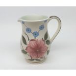 Radford floral decorated Jug with looped handle, 6  high