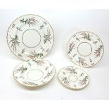 Quantity of Royal Worcester Dunrobin table wares, comprising four plates, six soup bowls, six side