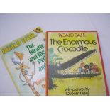 ROALD DAHL: 2 ttls: THE ENORMOUS CROCODILE, ill Quentin Blake, 1978 1st edn, 4to, orig pict