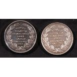 Henley Regatta Ladies Challenge Cup 1889 Silver Medal, 1 3/4" diam + Henley Regatta Britannia 1970