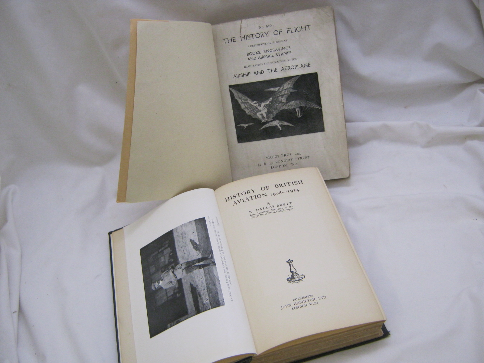 MAGGS BROS LIMITED (PUB): THE HISTORY OF FLIGHT A DESCRIPTIVE CATALOGUE OF BOOKS, ENGRAVINGS AND