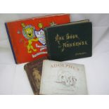 EDWARD LEAR: THE BOOK OF NONSENSE, 1923, 29th edn, obl, 4to, orig cl gt + LOIS CASTELLAIN: ADOLPHUS,