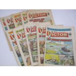 A BOX: VICTOR COMIC, circa 80 iss, mainly 1970s