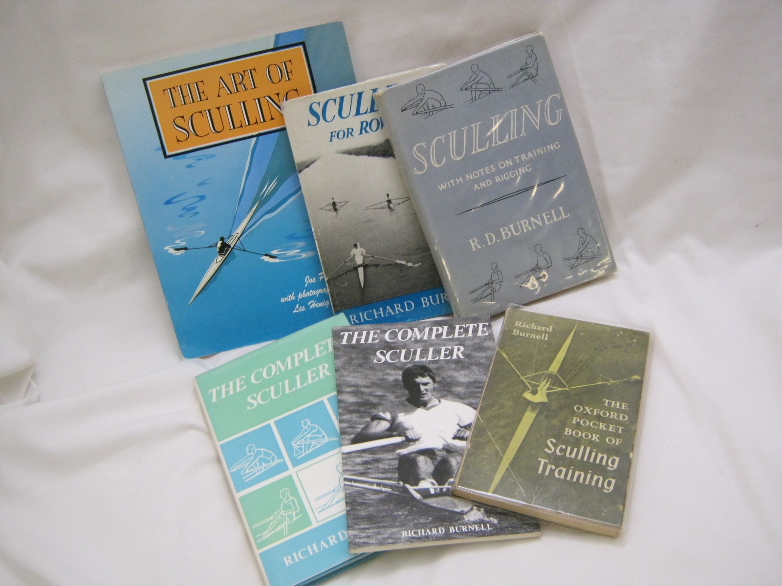 RICHARD BURNELL, 5 ttls: THE OXFORD POCKET BOOK OF SCULLING TRAINING, 1962, 1st edn, orig wraps; THE