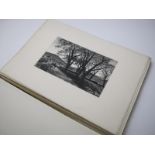 RICHARD S CHATTOCK: WENSLEYDALE, 1872, 14 etchings, orig decor cl gt, inner jnts split, contents