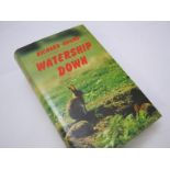 RICHARD ADAMS: WATERSHIP DOWN, 1974, reprint, signed, orig cl d/w