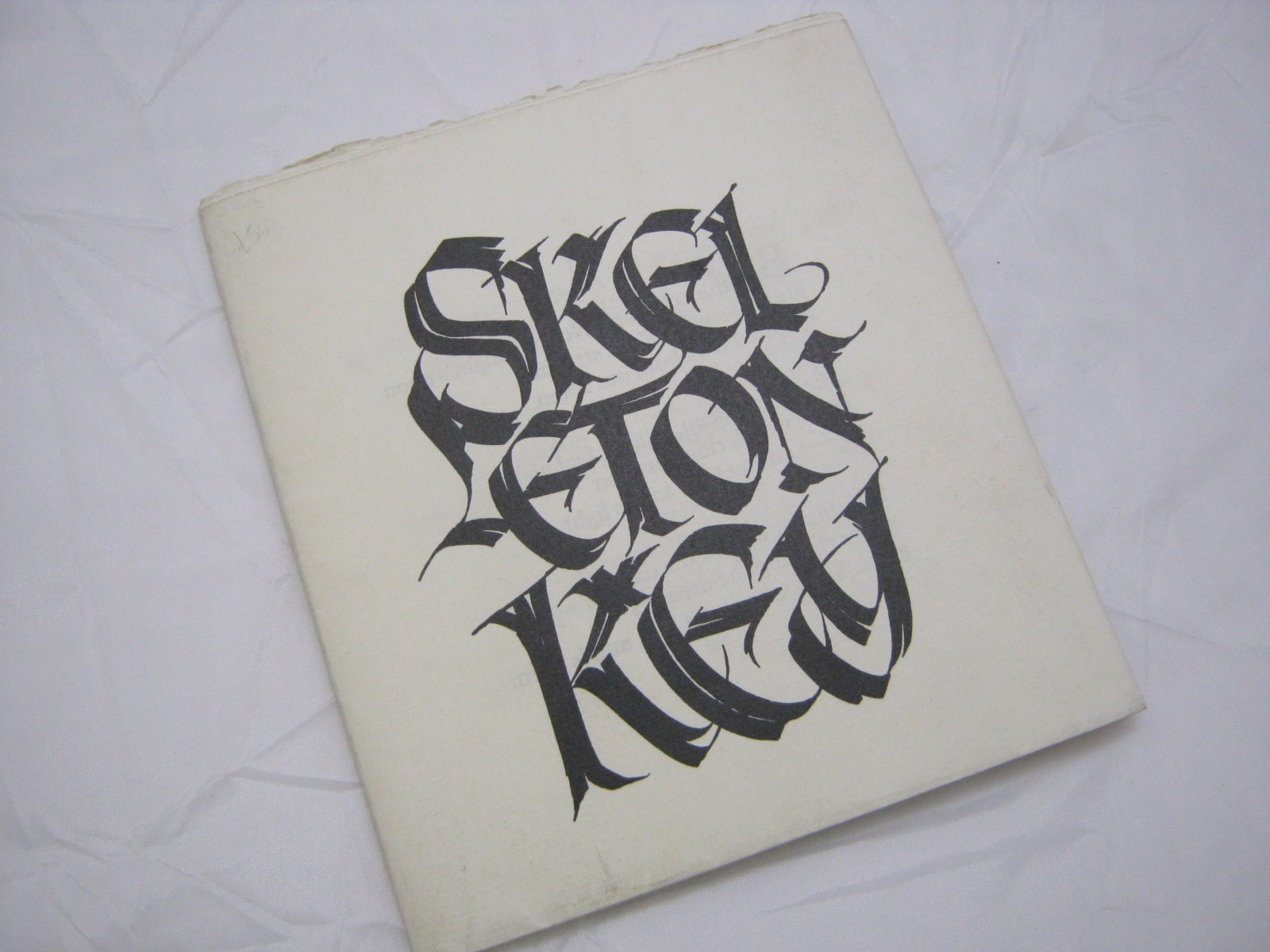 JOHN MOAT: SKELETON KEY, Newbury 1982 (50) out of series, lge portal vell sheet, multi fdg, ptd on