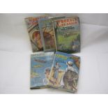 W E JOHNS, 5 ttls: WORRALS GOES EAST, 1944, 1st edn, orig cl, d/w; WORRALS FLIES AGAIN, 1948, 3rd