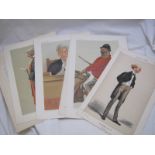 A PACKET: Five Vanity Fair col'd litho prints, comprising Thomas Hughes MP "Tom Brown", pub June 8