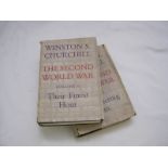 SIR WINSTON SPENCER CHURCHILL: THE SECOND WORLD WAR, 1949-1954, vol 1 1949 reprint, vols 2-6 1st