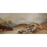 THOMAS L ROWBOTHAM, SIGNED BENEATH IMAGE, WATERCOLOUR, Inscribed "Nr Kings House, Argyllshire", 7