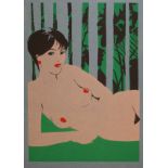 GROUP OF THREE COLOURED PRINTS, Reclining Female Nude, 10  x 7  (3)