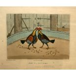 AFTER C R STOCK, HAND COLOURED ENGRAVING,  Plate No 4   Fast Locked , 6  x 8