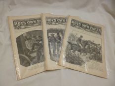 Box THE BOYS OWN PAPER, circa 40 issues, 1880-90