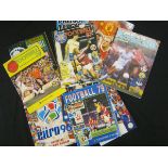 One box: 20 + football sticker albums including Panini Football '79, Football '81, Football '87,