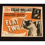 FLAT TWO - THE NEWEST EDGAR WALLACE MYSTERY THRILLER!, Poster starring John Le Mesurier etc, UK