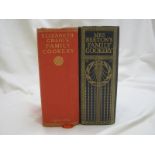 MRS BEETON'S FAMILY COOKERY..., L and Melbourne, Ward Lock & Co Ltd, [ND] new edition, orig cl bkd