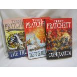 TERRY PRATCHETT: CARPE JUGULUM - THE FIFTH ELEPHANT - THE TRUTH, 1998, 1999, 2000, 1st edns, all