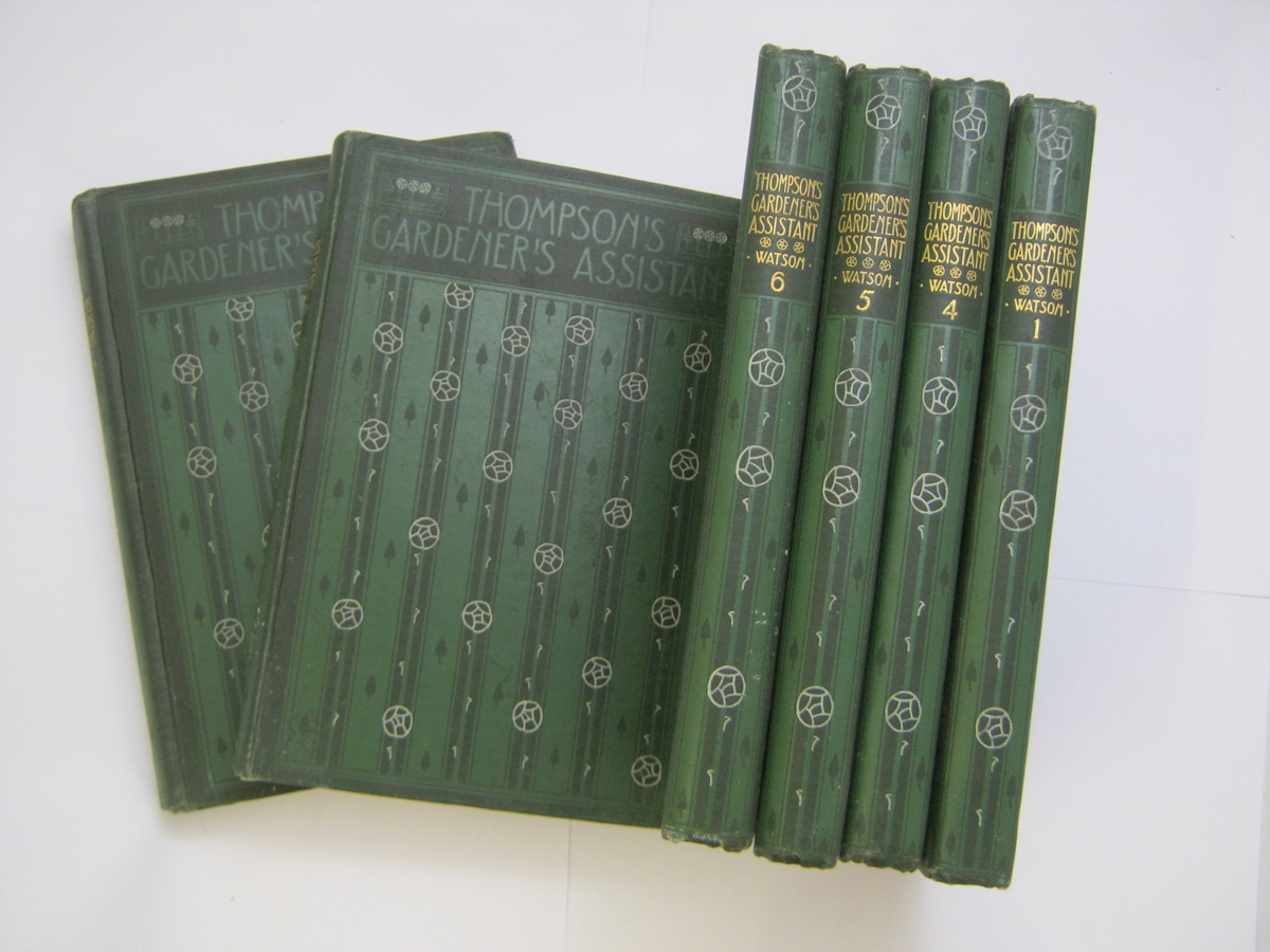 ROBERT THOMPSON AND WILLIAM WATSON: THE GARDENER'S ASSISTANT, 1908, 6 divs, orig cl (6)