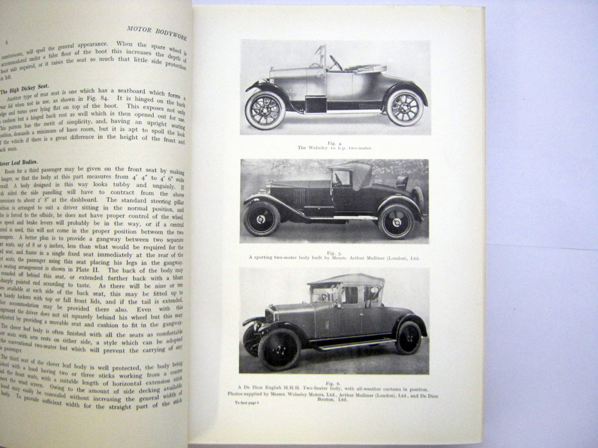 A HERBERT J BUTLER: MOTOR BODYWORK THE DESIGN AND CONSTRUCTION OF PRIVATE COMMERCIAL AND PASSENGER - Image 3 of 6