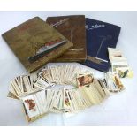 One box: assorted cigarette cards including set Ardath Tobacco SPORTS CHAMPIONS, 1935 + part sets