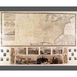 J WELLS: PHELPS AND ENSIGN'S TRAVELLERS GUIDE AND MAP OF UNITED STATES CONTAINING THE ROADS,