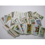 One box: assorted trade card part sets and odds including BROOKE BOND, some duplication