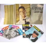 One box Elvis Presley ephemera including ELVIS SPECIAL annuals 1964, 1965, 1966, 1975 + ELVIS