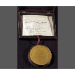 Victorian Letters Patent with Seal dated 1787 granted to Frederick George Jordan, architect and