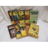 IAN FLEMING, 10 ttls: THE MAN WITH THE GOLDEN GUN, Pan Books, 1967, 3rd printing, orig pict