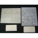 Four Crimean War letters dated 3 May to 21 September 1854 attributed to Captain Charles Stuart