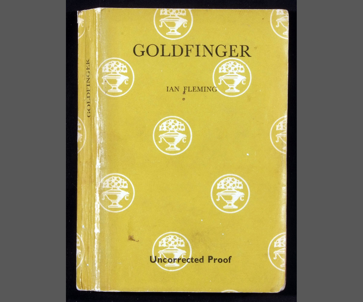 IAN FLEMING: GOLDFINGER, 1959, uncorrected proof, orig wraps