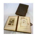 Late Victorian album containing mainly late Victorian and Edwardian Carte de Visites and cabinet
