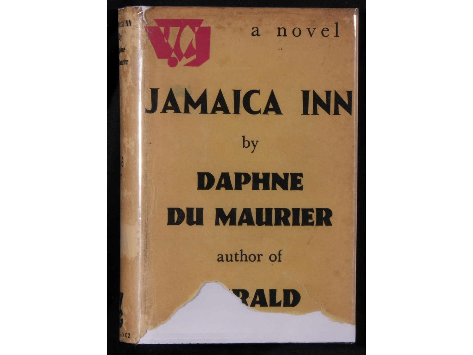 DAPHNE DU MAURIER: JAMAICA INN, 1936 1st edn, cont blue lib cl binding, no internal lib markings,
