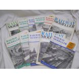 One Box: RAILWAY MODELLER, circa 1962-1968, approx. 35 issues, orig wraps
