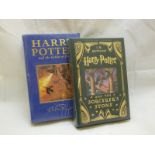 J K ROWLING: 2 ttls: HARRY POTTER AND THE SORCERER'S STONE, NY, 2000, 1st Collector's Edition,