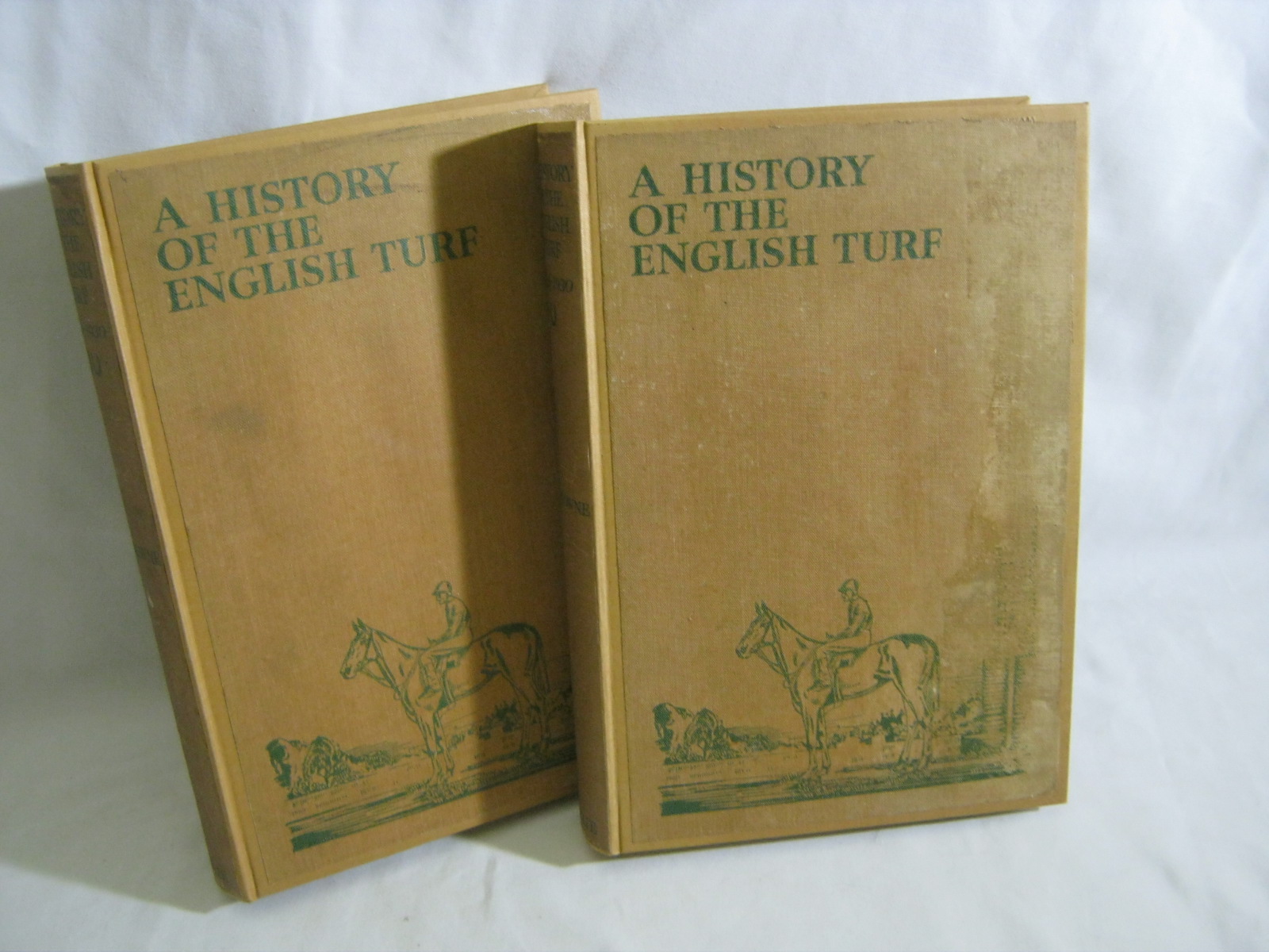 CAPTAIN T H BROWNE: HISTORY OF ENGLISH TURF 1904-1930, L, Virtue & Co Ltd, 1931, 2 vols, recased,