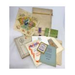 Packet assorted ephemera mainly Royalty interest inc orig 1902 Coronation admission card "St Paul'