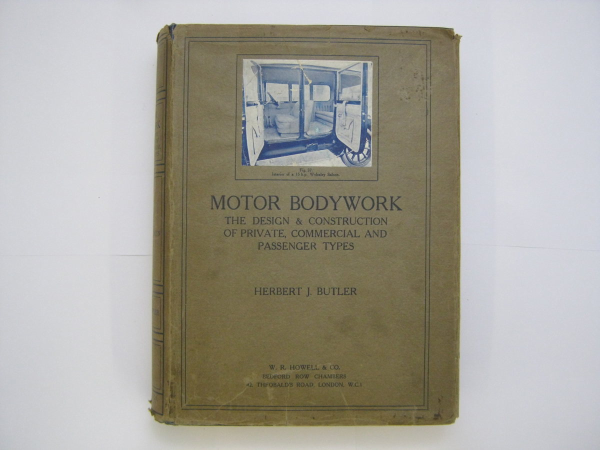 A HERBERT J BUTLER: MOTOR BODYWORK THE DESIGN AND CONSTRUCTION OF PRIVATE COMMERCIAL AND PASSENGER - Image 2 of 6