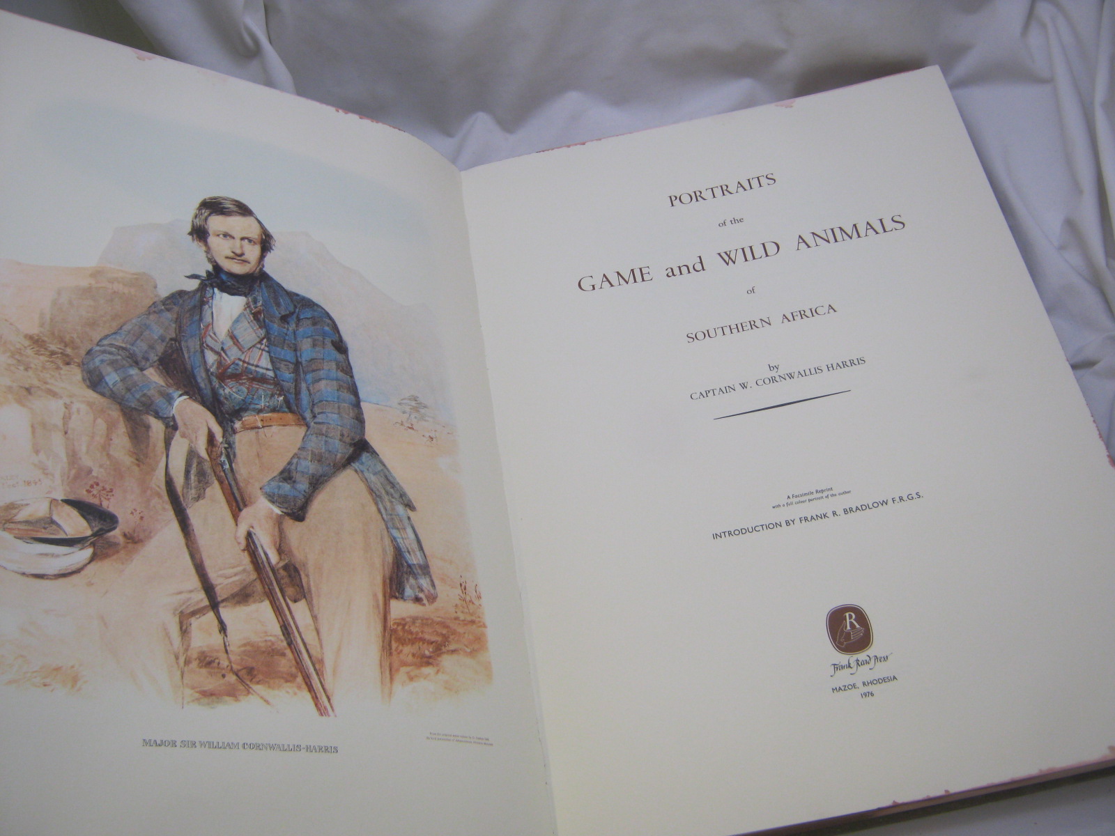 CAPTAIN W CORNWALLIS HARRIS: PORTRAITS OF THE GAME AND WILD ANIMALS OF SOUTHERN AFRICA, Mazoe