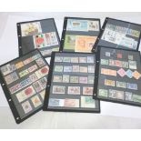 British Guyana small mint collection on stock cards