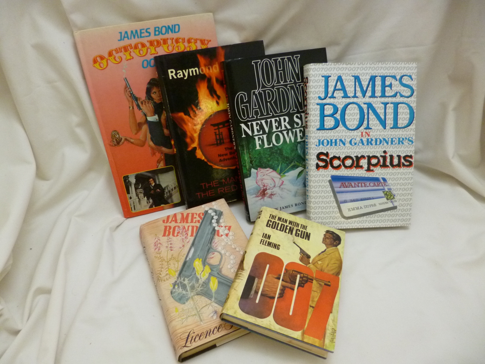 JOHN GARDNER, 2 ttls: JAMES BOND IN JOHN GARDNER'S SCORPIUS, 1988, 1st edn, orig cl, d/w; IAN