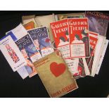 Packet 70+ theatre programmes circa 1946 - 1950s, mainly Garrick Theatre, Southport + others