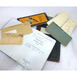 Two boxes large quantity assorted ephemera and documents relating to Marshalls' Amusements, 17